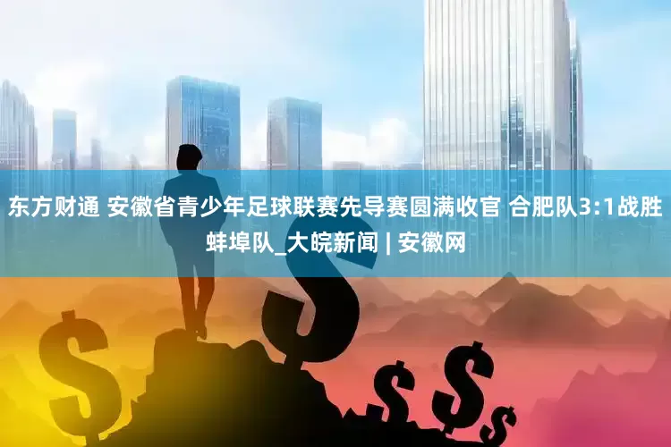 东方财通 ﻿安徽省青少年足球联赛先导赛圆满收官 合肥队3:1战胜蚌埠队_大皖新闻 | 安徽网